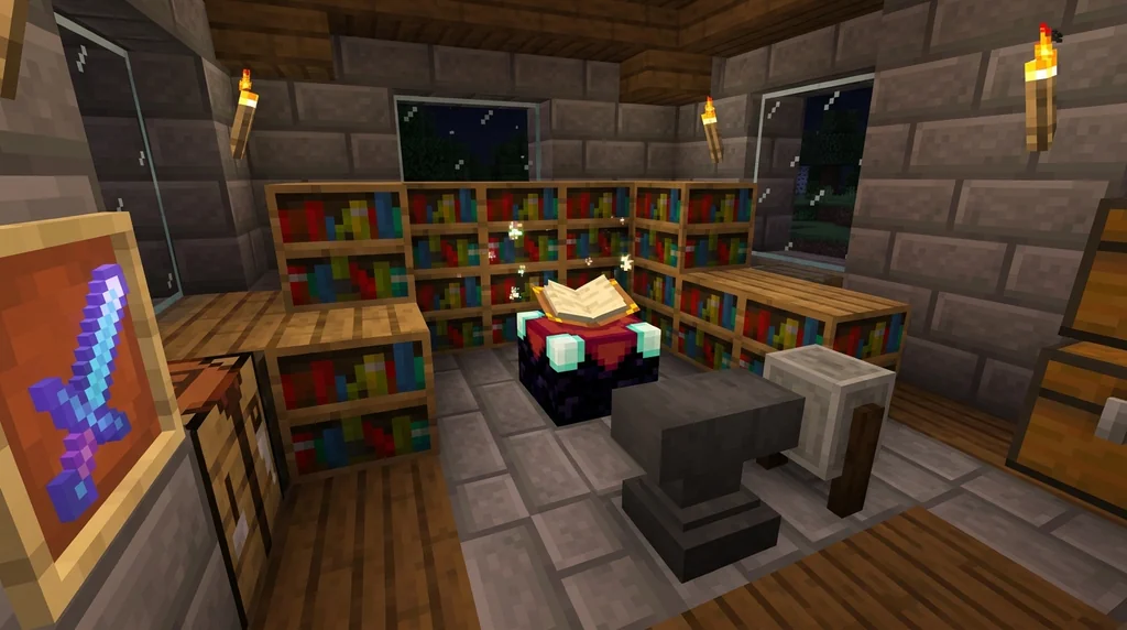 Best Enchantments for Hardcore Minecraft Survival (Non-Negotiable List) supporting Minecraft scene 1