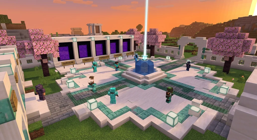 7 Best Minecraft Bedrock Servers for Every Playstyle in 2026 supporting Minecraft scene 1
