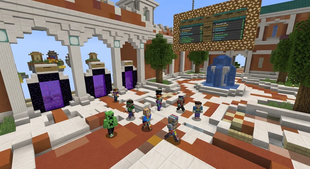 7 Best Minecraft Mini-Game Servers to Join in 2026 (Fun & Active) supporting Minecraft scene 1