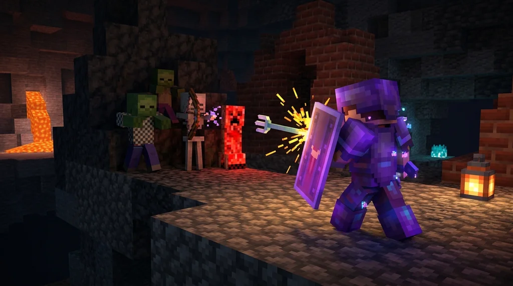 Top 7 Best Shield Enchantments for Boss Hunting in Minecraft 2026 supporting Minecraft scene 1