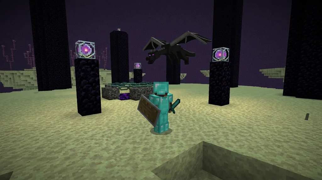 How the Combat Update Changed Ender Dragon Strategies supporting Minecraft scene 1