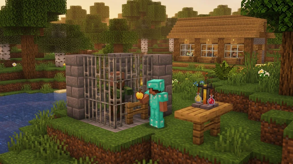 How to Cure a Zombie Villager for Insane Trading Discounts in 2026 supporting Minecraft scene 1