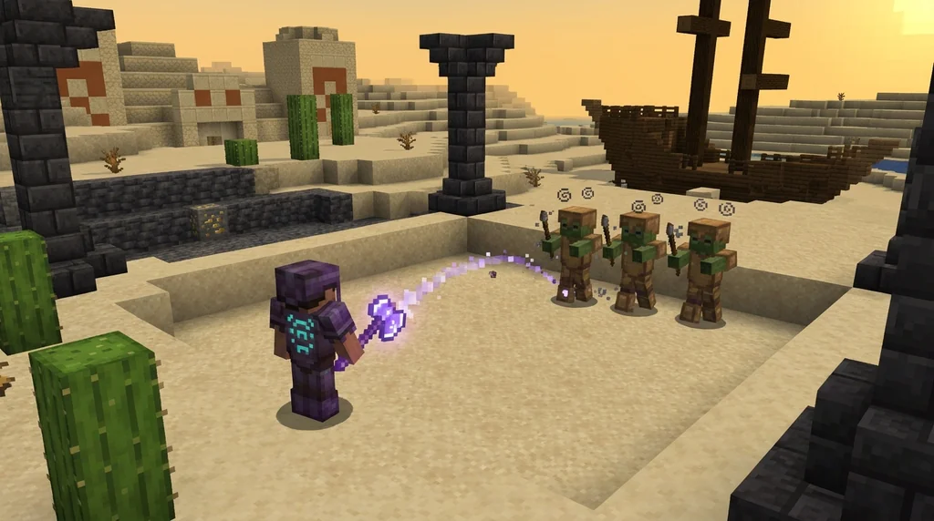 Understanding Custom Item Abilities in Minecraft Bedrock Edition supporting Minecraft scene 1