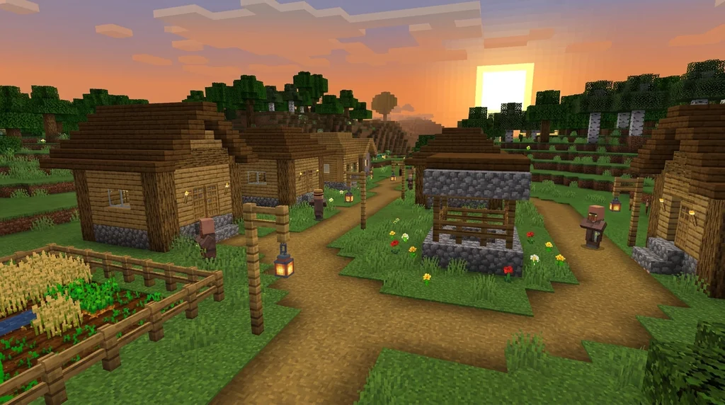 Dirt Paths: A Useful Block for Minecraft Pathways supporting Minecraft scene 1