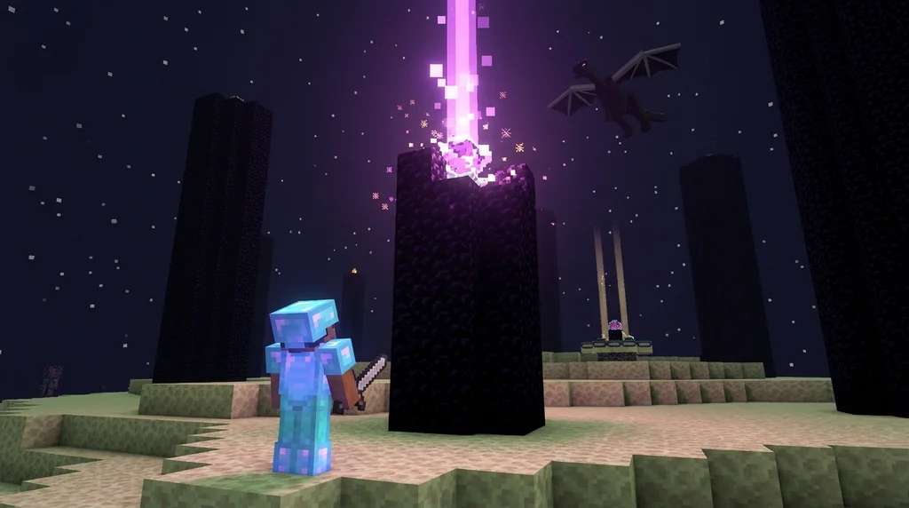 How the Ender Dragon's Ascension and Respawn Works in Minecraft supporting Minecraft scene 1