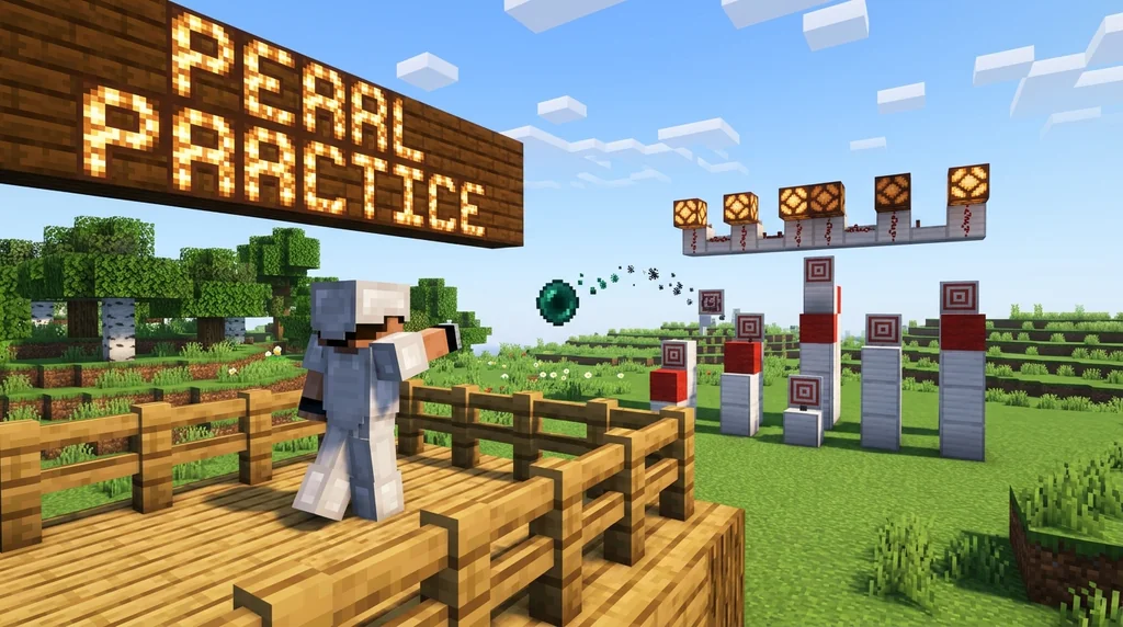 How to Practice Ender Pearl Throws for Minecraft Speedruns in 2026 supporting Minecraft scene 1