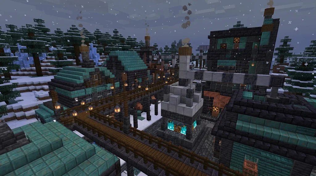 7 Best Frostpunk Block Palettes for Snowy Minecraft Builds 2026 supporting Minecraft scene 1