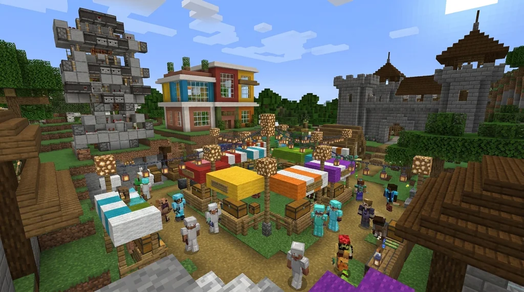 Hermitcraft: A Private Server for Minecraft Content Creators supporting Minecraft scene 1