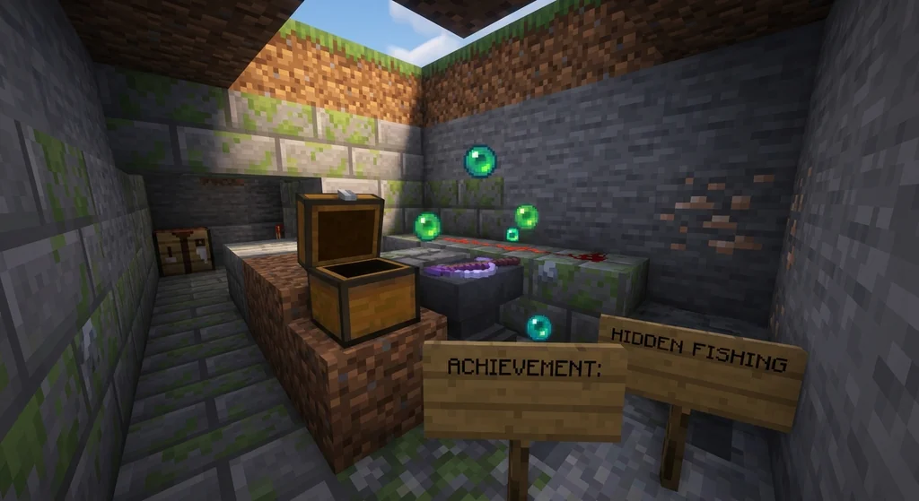How to Unlock Hidden Minecraft Fishing Achievements in 2026 supporting Minecraft scene 1