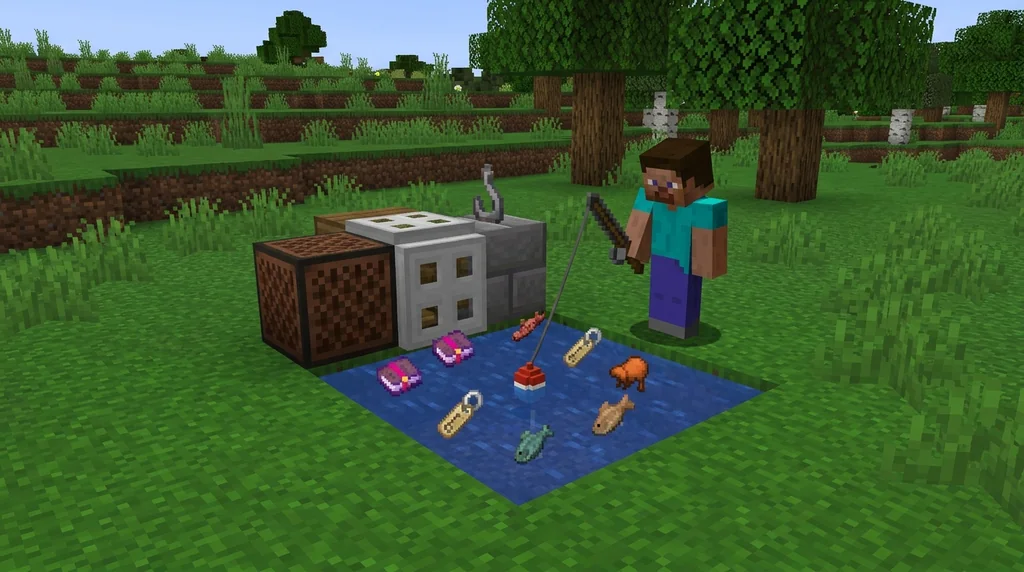 How to AFK Fish in Minecraft 2026: Does It Still Work? supporting Minecraft scene 1
