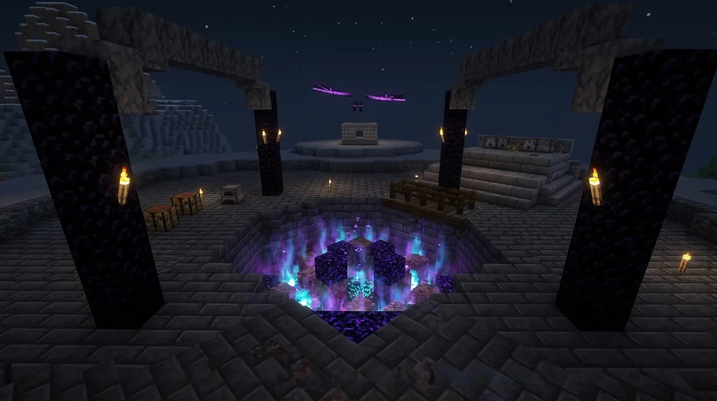 How to Build a Boss Fight Arena in Minecraft 2026: Full Design supporting Minecraft scene 1