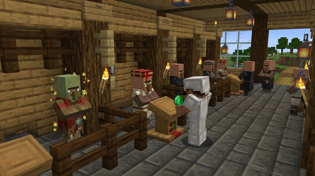 How to Build a Minecraft Trading Post for Villagers in 2026 supporting Minecraft scene 1