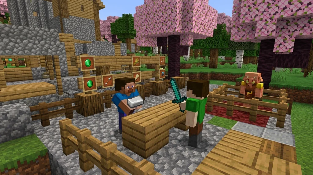 How to Build a Barter Economy on a Minecraft Survival Server (2026) supporting Minecraft scene 1