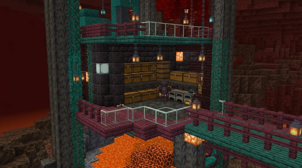 How to Build a Nether Base in Minecraft: 7 Block Palettes (2026) supporting Minecraft scene 1