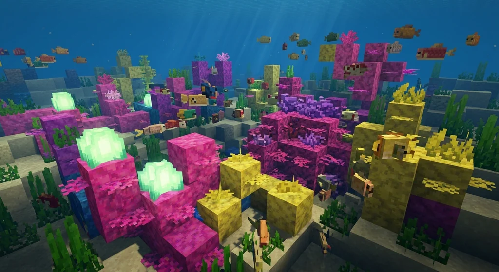 How to Catch Tropical Fish in Minecraft 2026: Spawns, Biomes & Bucket Tips supporting Minecraft scene 1