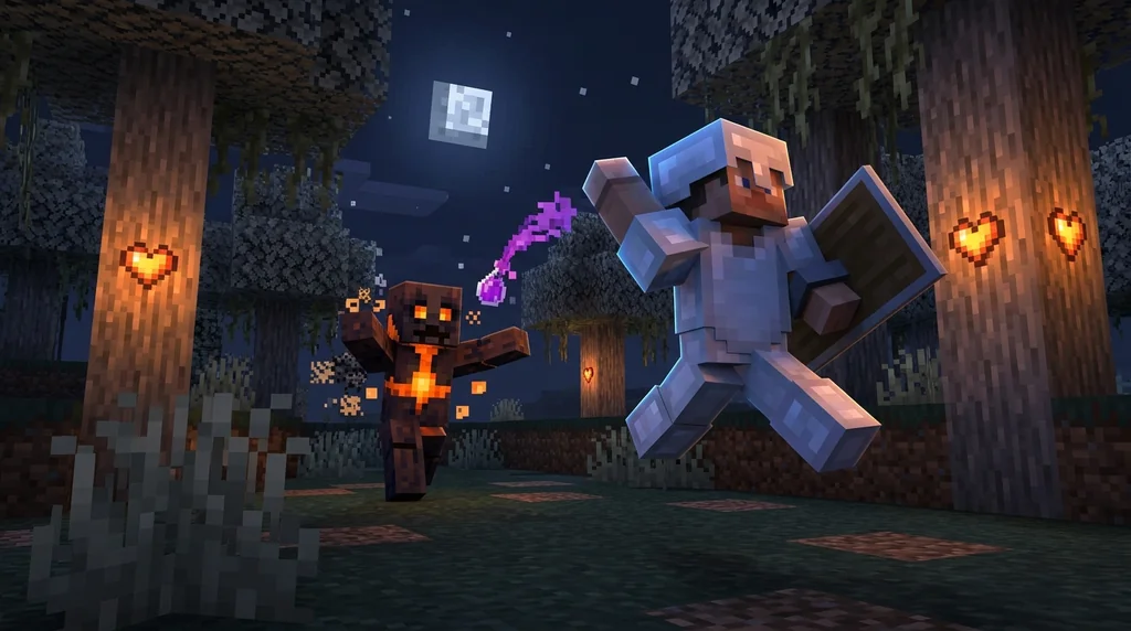 How to Defeat the Creaking in Minecraft 2026: Complete Combat Guide supporting Minecraft scene 1