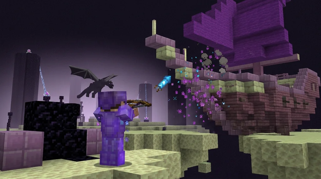 How to Fight Minecraft Bosses with Crossbow Fireworks (2026) supporting Minecraft scene 1