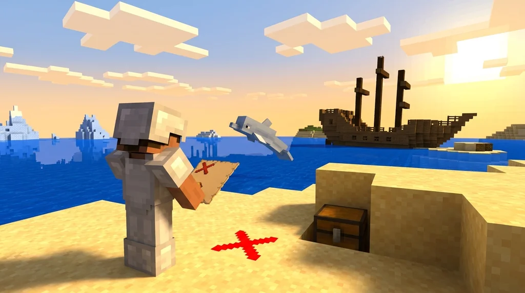 How to Find Buried Treasure in Minecraft 2026: Maps & Tips supporting Minecraft scene 1