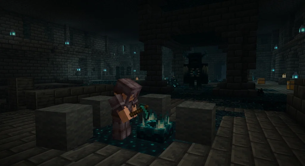 How to Loot an Ancient City in Hardcore Minecraft (2026 Tactics) supporting Minecraft scene 1
