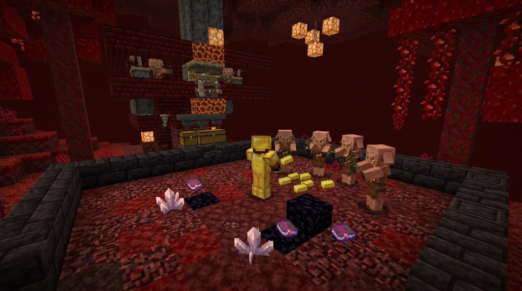How to Maximize Piglin Bartering for Maximum Profit in Minecraft 2026 supporting Minecraft scene 1