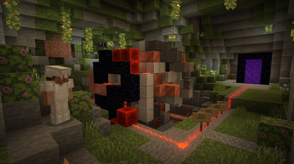How to Port Forward a Minecraft Server in 2026: Step-by-Step supporting Minecraft scene 1