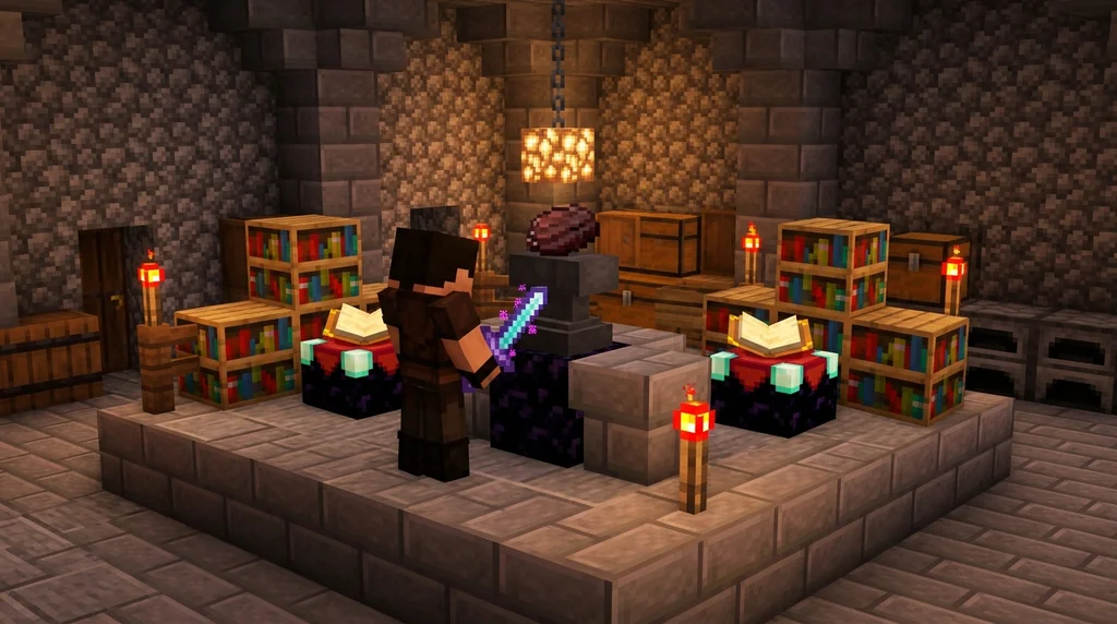 How to Reroll Custom Item Stats on Minecraft Servers: 2026 Tutorial supporting Minecraft scene 1
