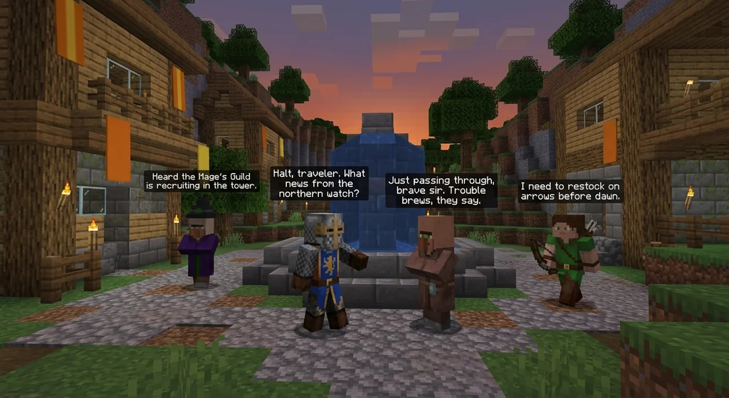 How to Roleplay in Minecraft MMORPGs (2026 Guide) supporting Minecraft scene 1