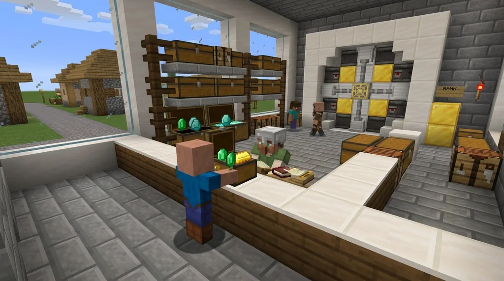 How to Set Up a Minecraft Server Bank with Player Deposits (2026) supporting Minecraft scene 1