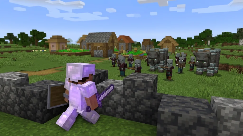 How to Survive a Pillager Raid in Hardcore Minecraft (2026) supporting Minecraft scene 1