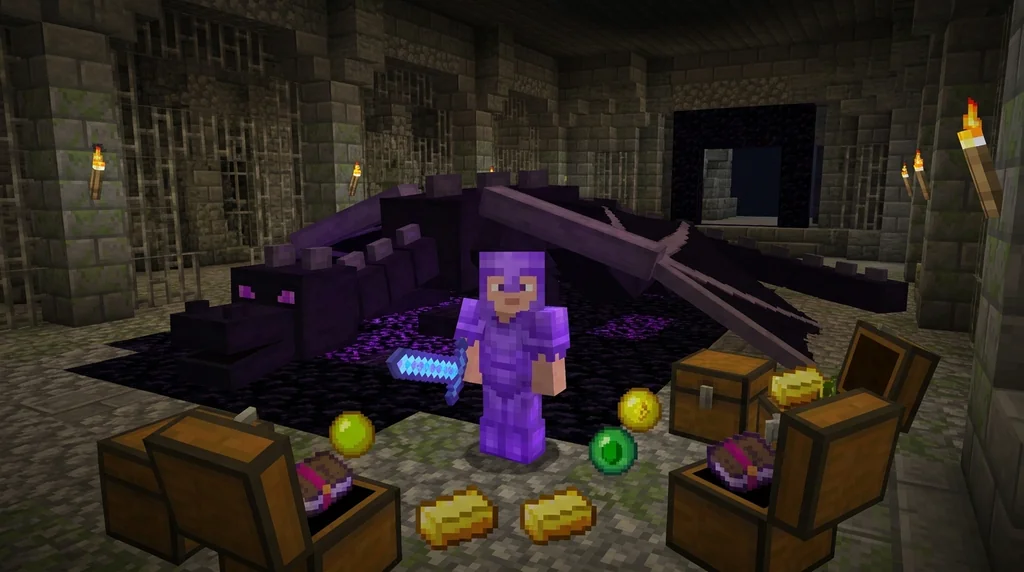 How to Unlock and Use Artifact Weapons in Minecraft MMORPGs (2026) supporting Minecraft scene 1