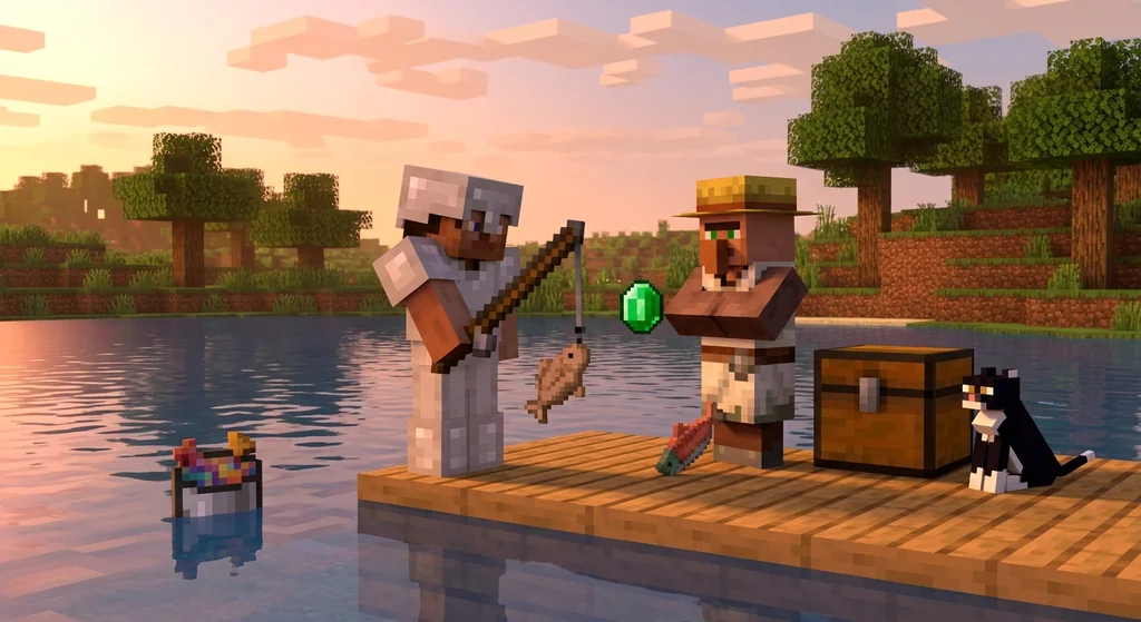 How to Use Fish for Trading, Crafting, and More in Minecraft 2026 supporting Minecraft scene 1