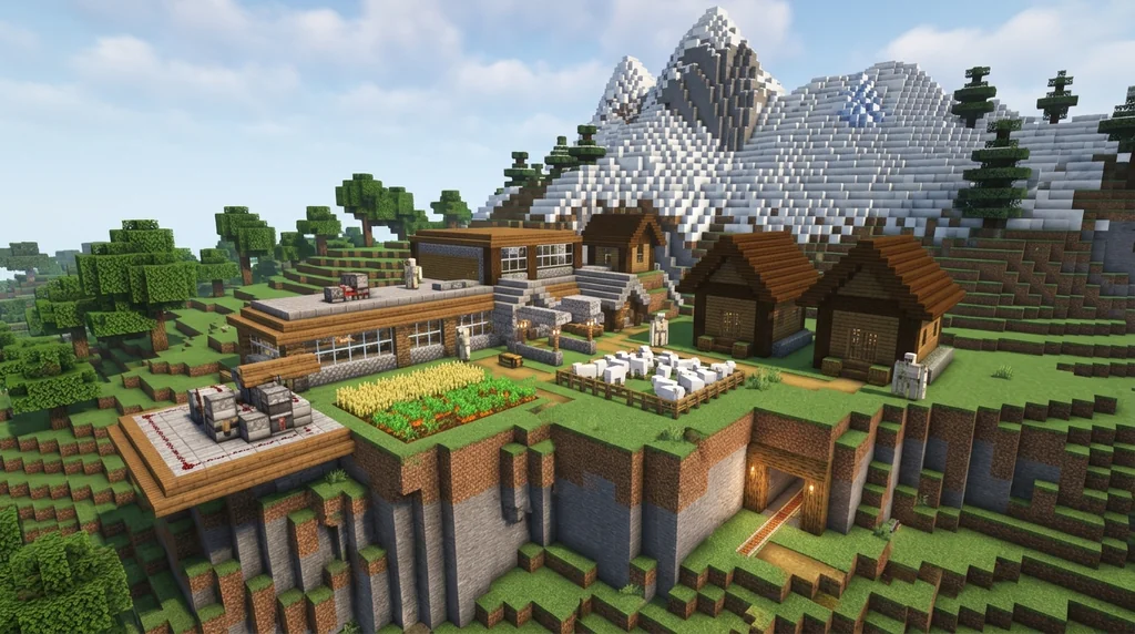 Minecraft Bed Mechanics: Overworld vs. Other Dimensions supporting Minecraft scene 1