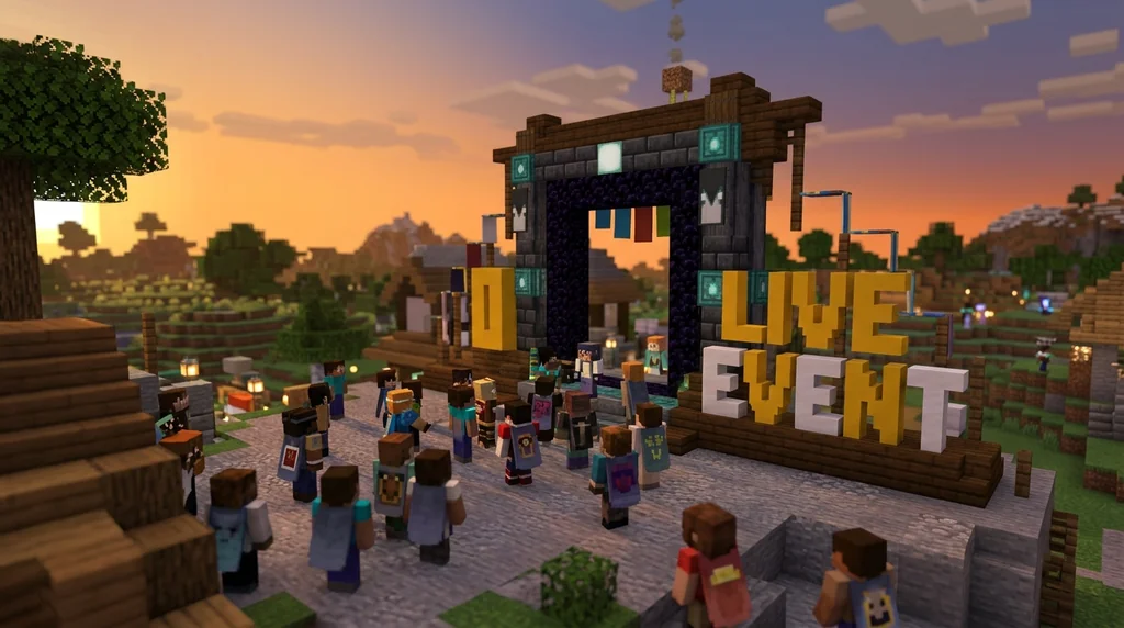Minecraft Community Challenges in Official Events: An Analysis supporting Minecraft scene 1