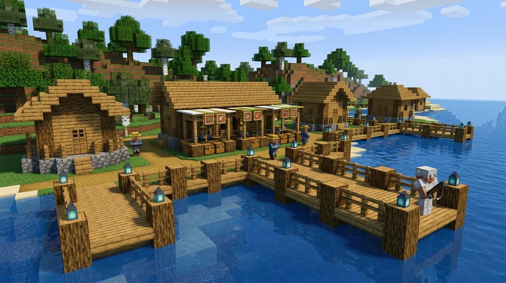 How to Build a Minecraft Fishing Village in Survival (2026 Guide) supporting Minecraft scene 1