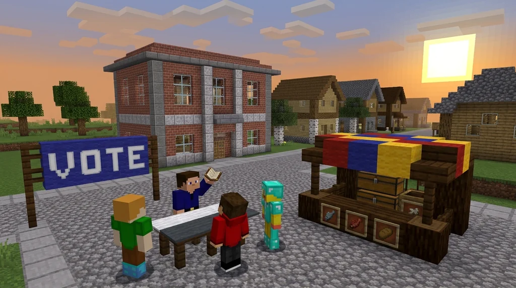 How to Establish a Minecraft Player Government: Social Guide 2026 supporting Minecraft scene 1