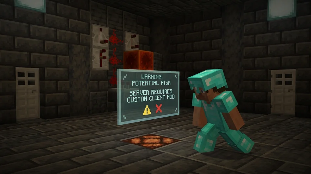 How to Tell if a Minecraft Server IP is Safe: 7 Warning Signs (2026) supporting Minecraft scene 1
