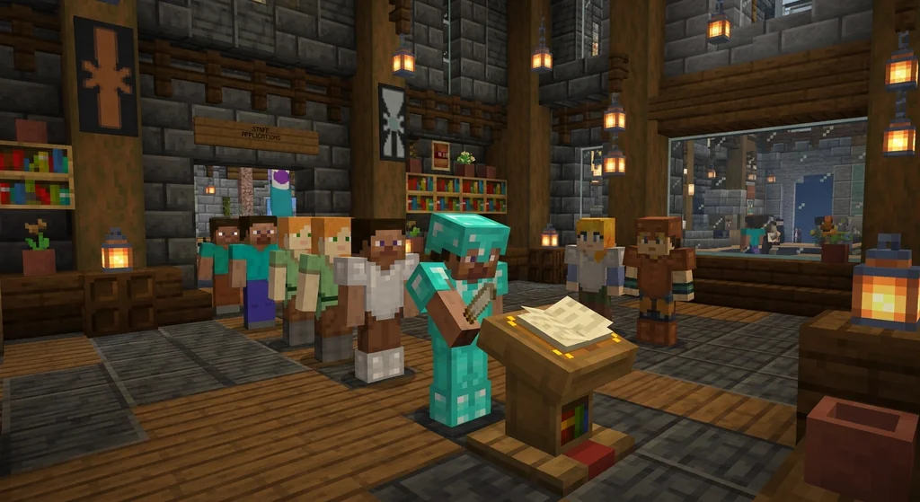 How to Create a Minecraft Server Staff Application Form (2026) supporting Minecraft scene 1