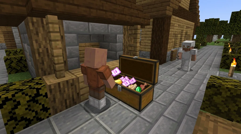 Understanding Voucher Systems for Custom Items on Minecraft Servers supporting Minecraft scene 1