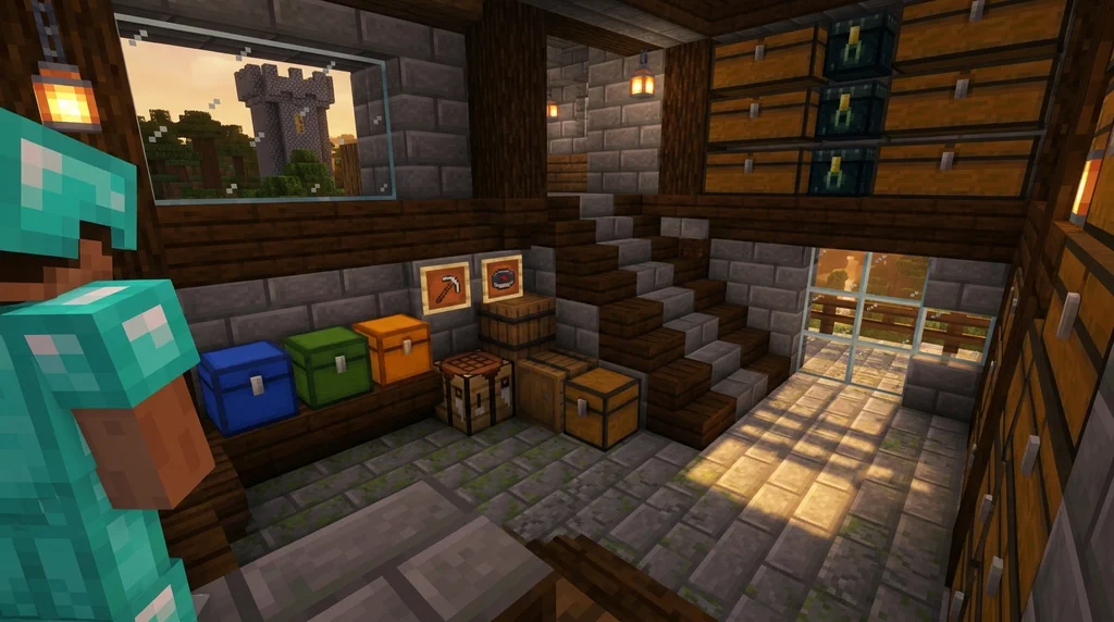 How to Organize Your Inventory for Minecraft MMORPG in 2026 supporting Minecraft scene 1