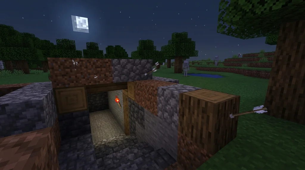 How to Survive Skeleton Snipers in Hardcore Minecraft (2026 Guide) supporting Minecraft scene 1