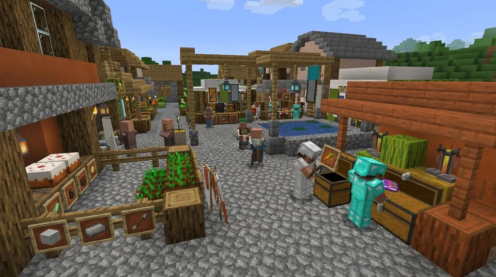 What is a Minecraft Economy Server? 5 Types of SMP Markets 2026 supporting Minecraft scene 1